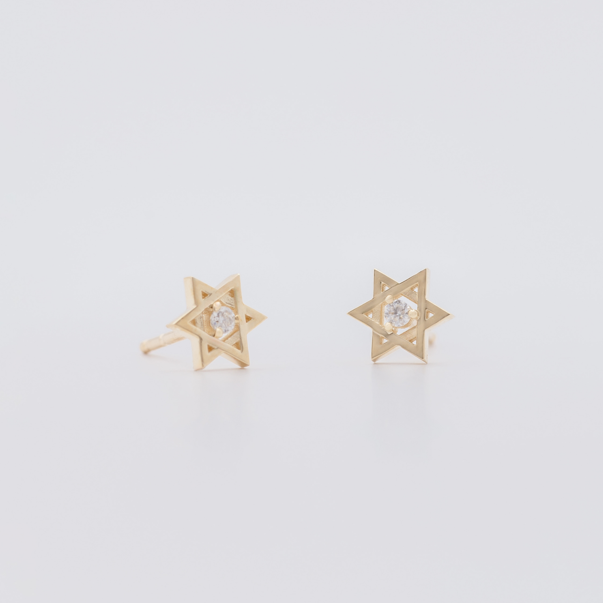 Star of David studs