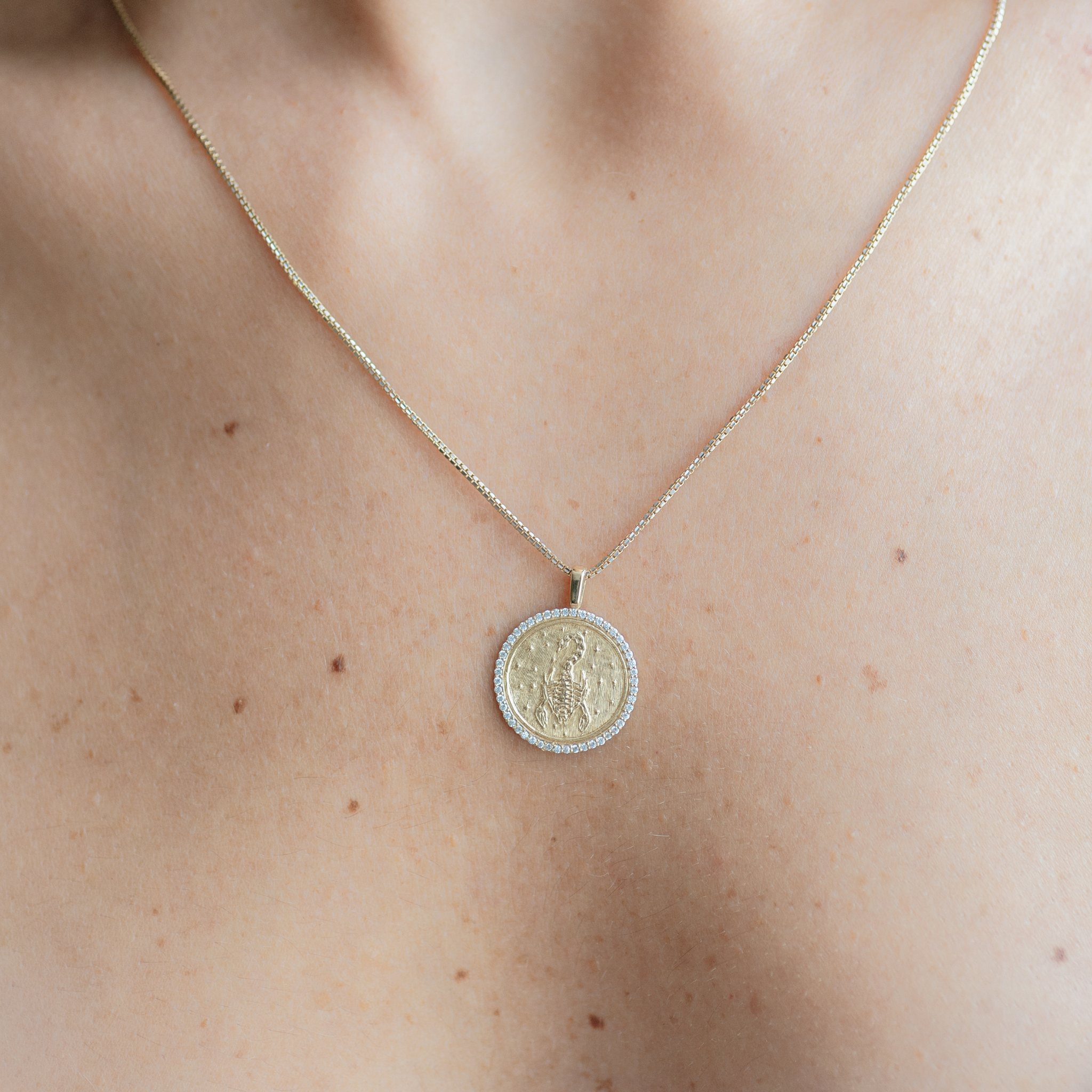 Horoscope Diamond pendant