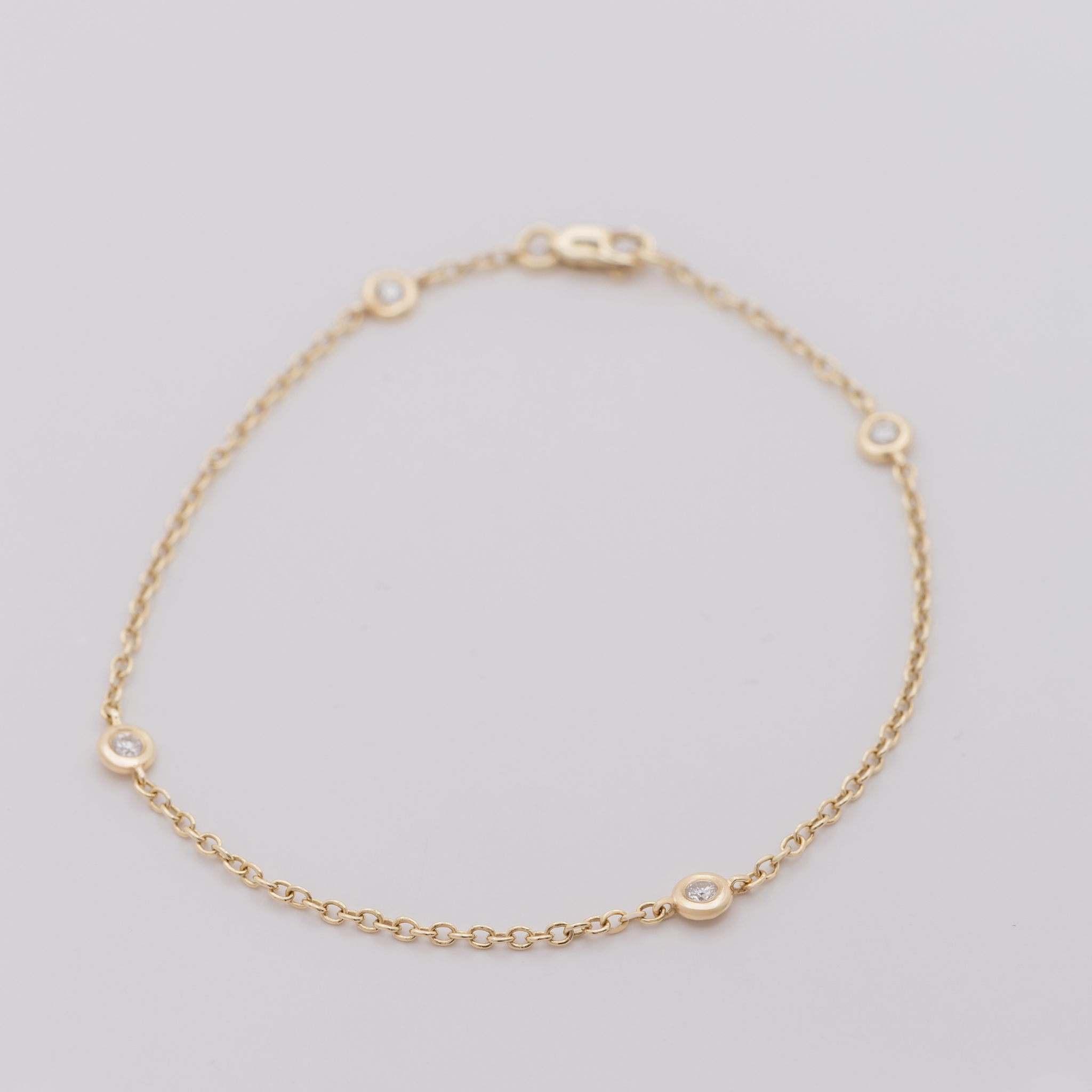Make me white diamond bracelet